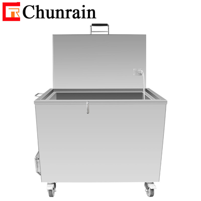 가열 탱크 1500W 80 섭씨 열 단열 55 갤런 기름 제거 초음파 식기 청소기 부엌 담기 탱크