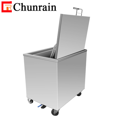 가열 탱크 1500W 80 섭씨 열 단열 30 갤런 제거 스테인레스 스틸 흡수 탱크 레스토랑 CR-132L