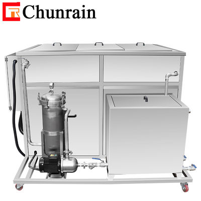 DPF 중유 고성능 초음파 세탁기술자, 1500L 28KHZ 차는 초음파 세탁기술자를 분해합니다